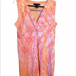 Calvin Klein v neck sleeveless dress